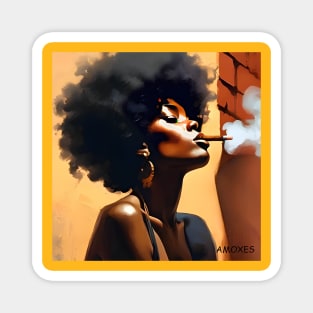 Cigar Lady 23 Magnet