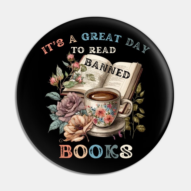 It's a Great Day to Read Banned Books Pin by Erica's Scrap Heaven