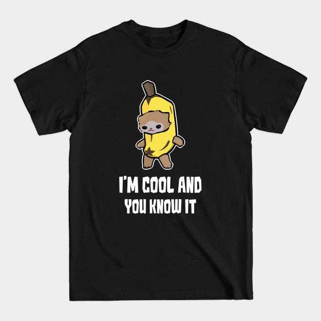 Disover I'm Cool And You Know It, Cute Cat In A Banana Costume, Cool Cat - Cool Cats - T-Shirt