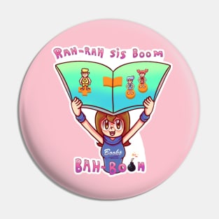 Cheer Reader Pin