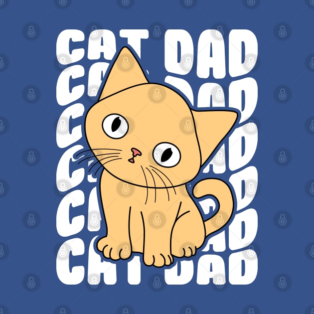 Cat Dad Cute Cat Lover by JaiStore