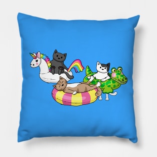 Pool Cats Pillow