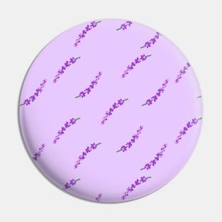 Delicate fairycore design of purple lavender flowers Pin