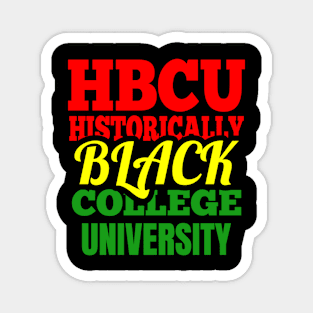 HBCU, Historically Black College University Magnet