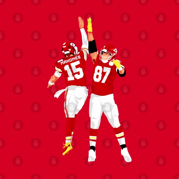 Mahomes x Travis Kelce teammate by Mic jr