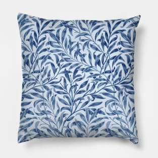 Blue Leaves Pillow