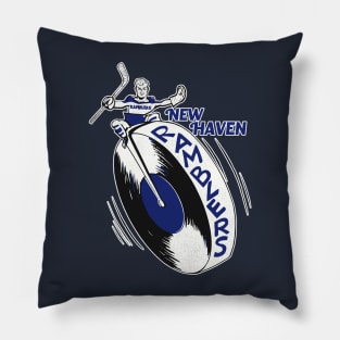 Defunct New Haven Ramblers Hockey Team Pillow