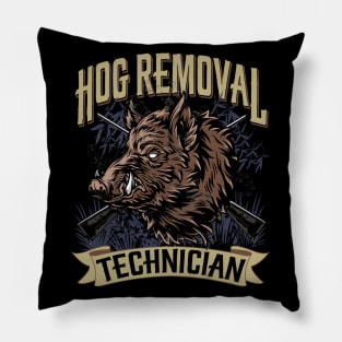 Hog Hunting Pig Boar Pillow