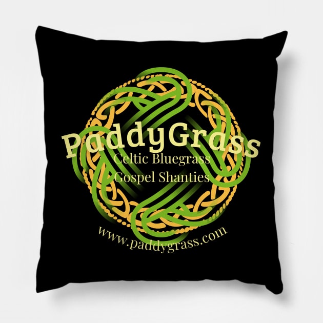 Paddygrass Logo Tee Shirt Pillow by Paddygrass Band