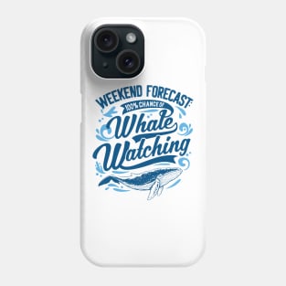 Funny Whale Watching Sea Mammal Phone Case