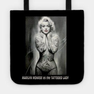 Marilyn Monroe as The Tattooed Lady Print Tote