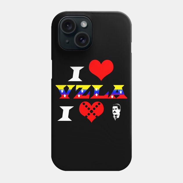 i love Venezuela not maduro Phone Case by rickylabellevie