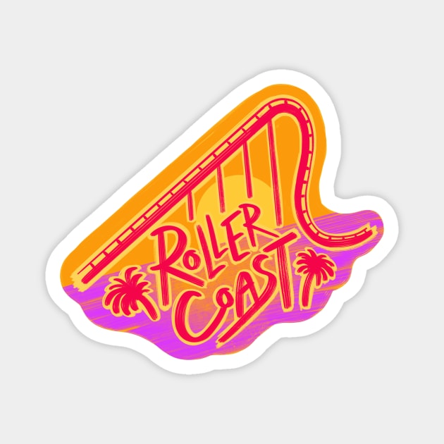 Roller Coast Magnet by JFells