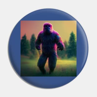 Dope Sasquatch in Nature Pin