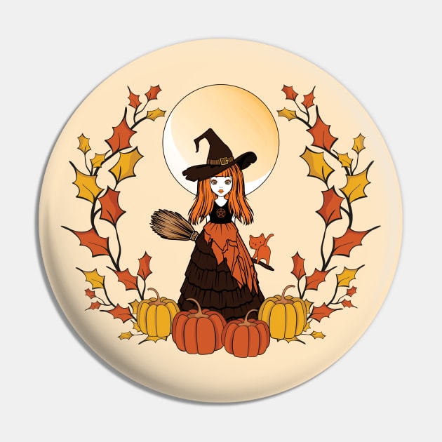 Autumn Fall Mabon Cheeky Witch® Pin by Cheeky Witch