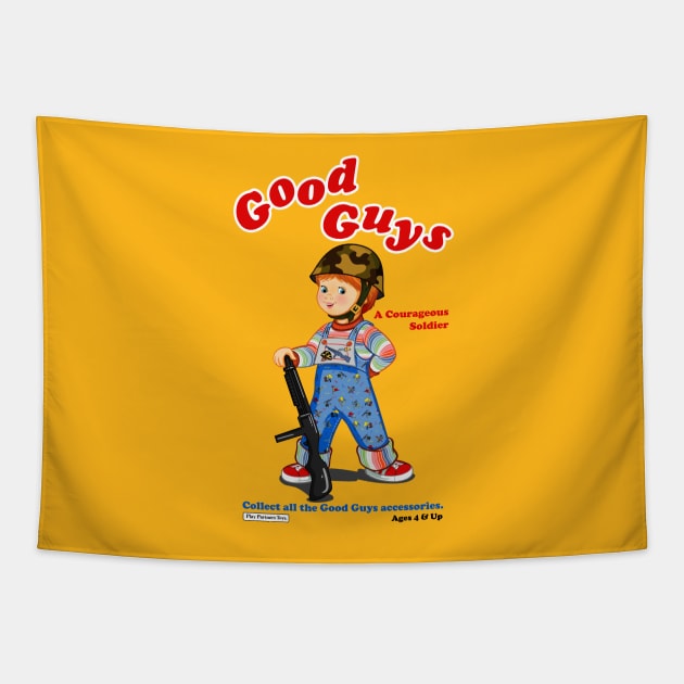 Good Guys - Soldier - Child's Play - Chucky Tapestry by Ryans_ArtPlace