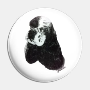 Steevee Parti Cocker Spaniel Pin