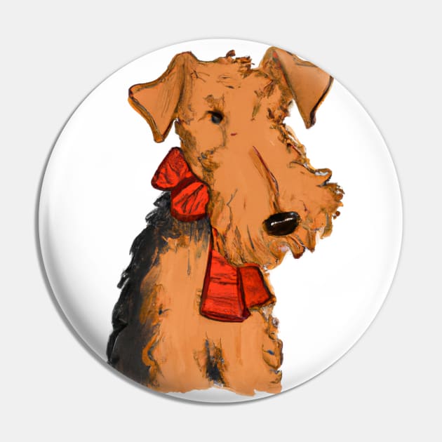 Cute Airedale Terrier Drawing Pin by Play Zoo