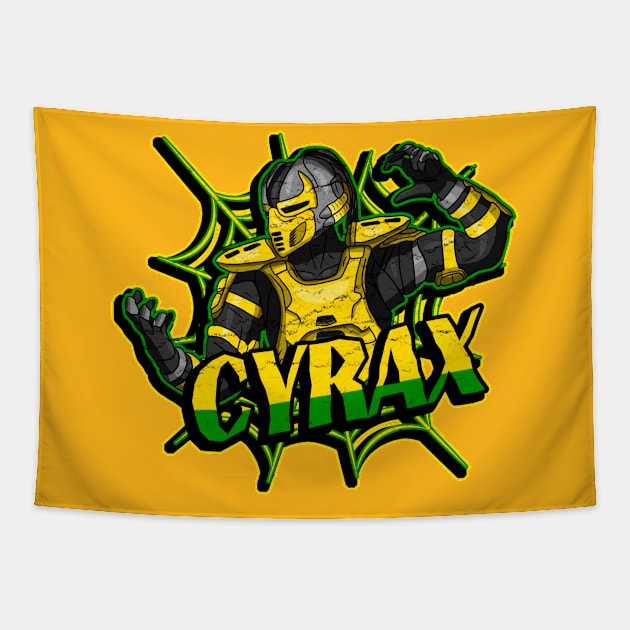 Cyrax Mortal Kombat Tapestry by Brom Store