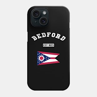 🐱‍👤 Bedford Ohio Strong, Buckeye State Flag, 1823, City Pride Phone Case