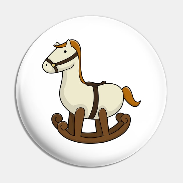 Rocking horse Toy Pin by Markus Schnabel