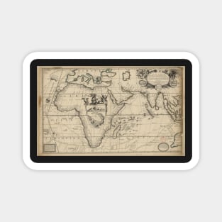 Seventeenth Century French map Magnet