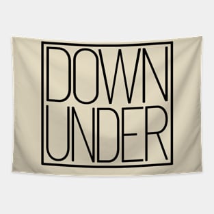 Down Under Australia Souvenir Typography Gift Tapestry