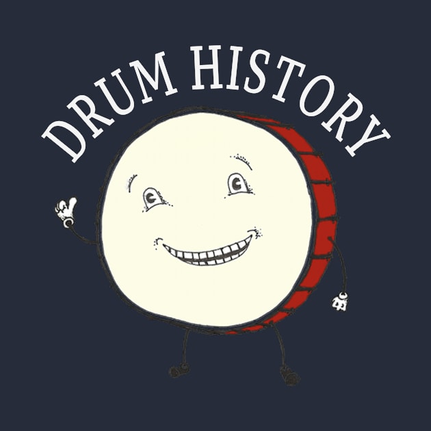 Drum History - Tom the Drum Logo by Drum History Podcast