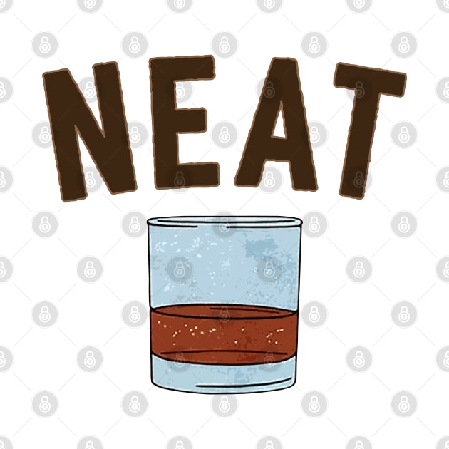 Whiskey Neat Old Fashioned Scotch and Bourbon II by Talkad