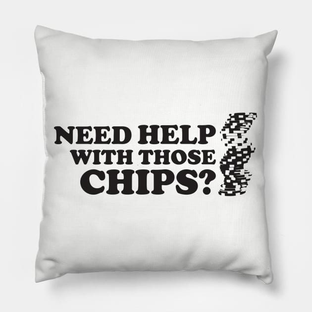 Help Chips Pillow by nektarinchen