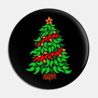 Chili Pepper Holiday Tree Pin