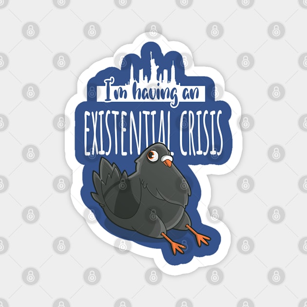 Existential Crisis Magnet by Wacacoco