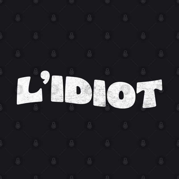 L'Idiot //// Retro Faded-Style Iggy Pop Fan Art by DankFutura