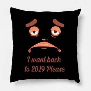 I want back to 2019 please Pillow