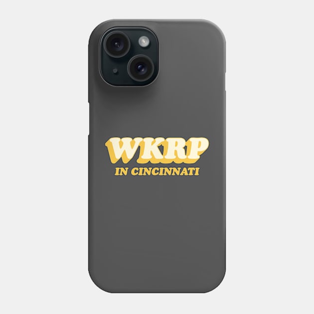 WKRP in Cincinnati Yellow Phone Case by Sayang Anak