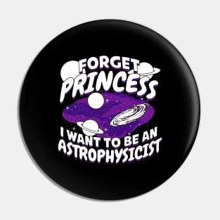 Astrophysics Girl Future Astrophysicist Gift Pin