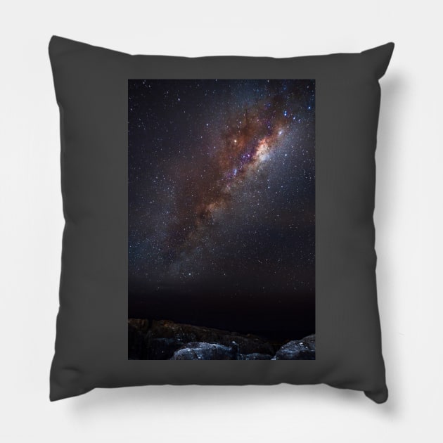 Galaxy rocks Pillow by Proph