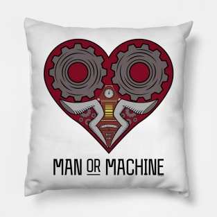 Man or Machine Pillow