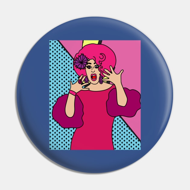 Proud Drag Queen Inspired Pin by flofin