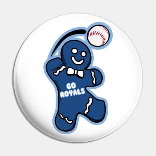 Kansas City Royals Gingerbread Man Pin