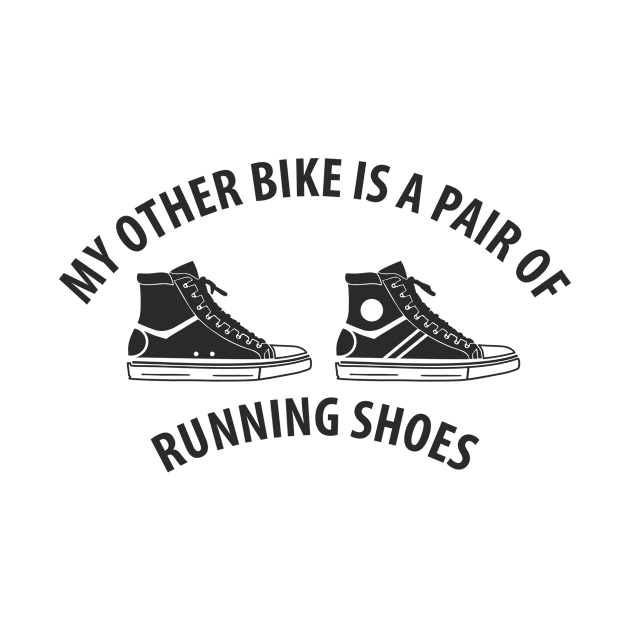 Bike running shoes by aceofspace