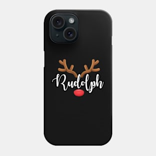 Most Likely To Try Ride Rudolph Funny Couples Christmas Phone Case