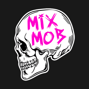 Mix Mob Skull (Pink) T-Shirt