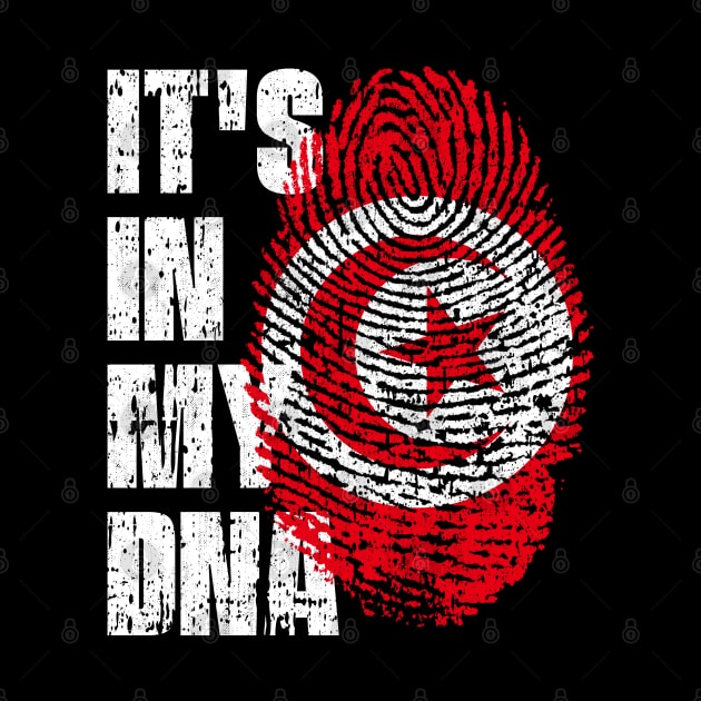 IT'S IN MY DNA Tunisia Flag Boy Girl Gift by simonStufios