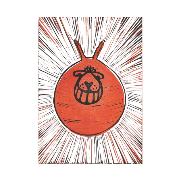 Space Hopper by Sombrero_Printmaking