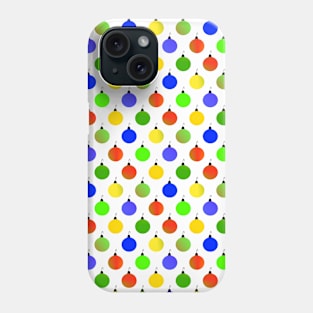 COLORED Christmas Ornaments Phone Case