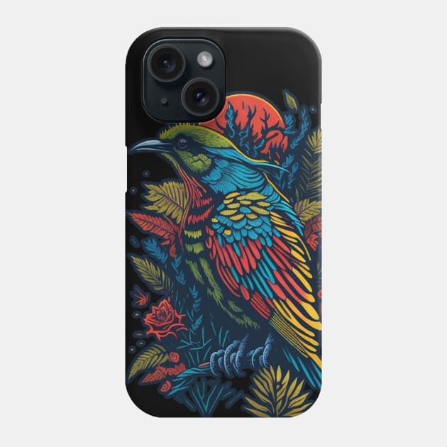 Feathered Symphony: Melodies of Birdwatching Phone Case by Moulezitouna