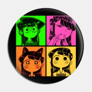 Pop Art Komi San Expressions Pin