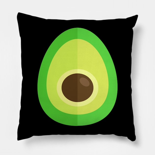 avocado healthy Pillow by FromBerlinGift