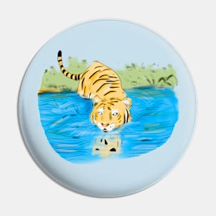 Water Tiger Pin